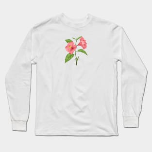 Hibiscus 2 Botanical Long Sleeve T-Shirt